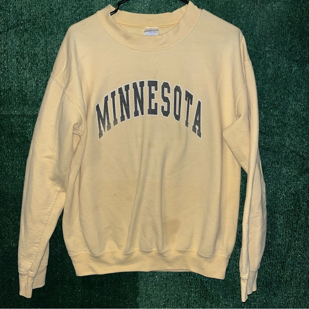 Minnesota Golden Gophers Vintage Y2K DISTRESSED Crewneck Sweatshirt M NCAA MN